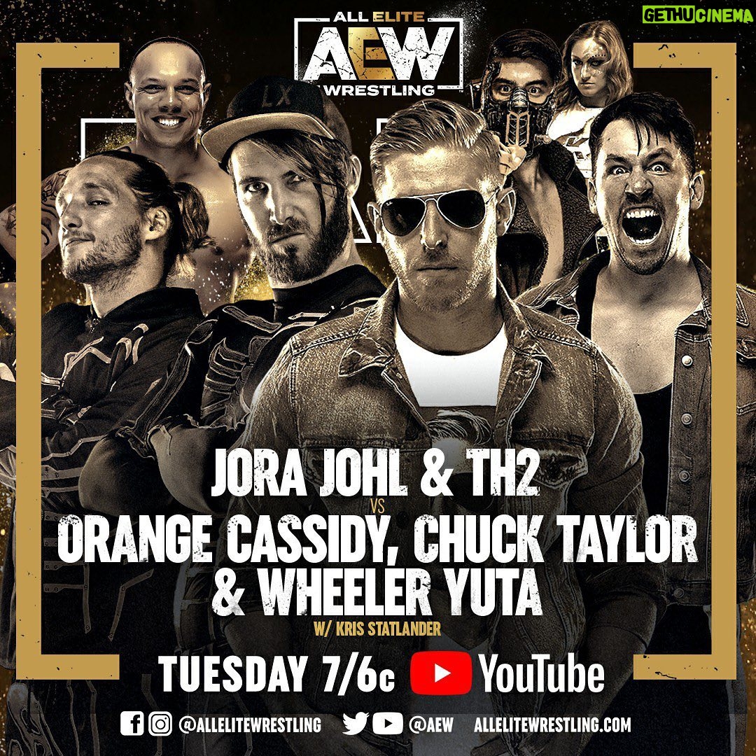 Paul Gruber Instagram - The boys are back at it tonight on AEW Dark. Tune in at 7PM on the AEW YouTube page