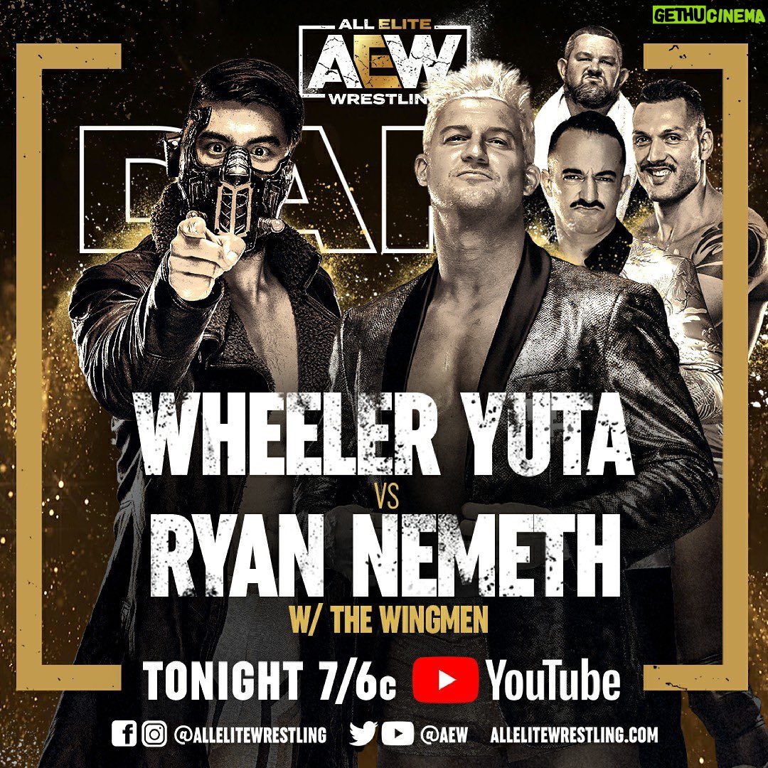 Paul Gruber Instagram - Big night on #AEWDark. Check it out on the AEW YouTube page tonight at 7/6c