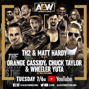Paul Gruber Instagram - Confused? Watch AEW Dark Elevation from last night and you’ll get it. Then watch AEW Dark tonight for more sweet Best Friends trios action. All available on the AEW YouTube page
