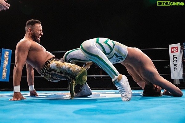 Paul Gruber Instagram - Check out my match with Rocky Romero from this past Friday’s episode of #njpwSTRONG! Available now at njpwworld.com! 📸: @allelbows