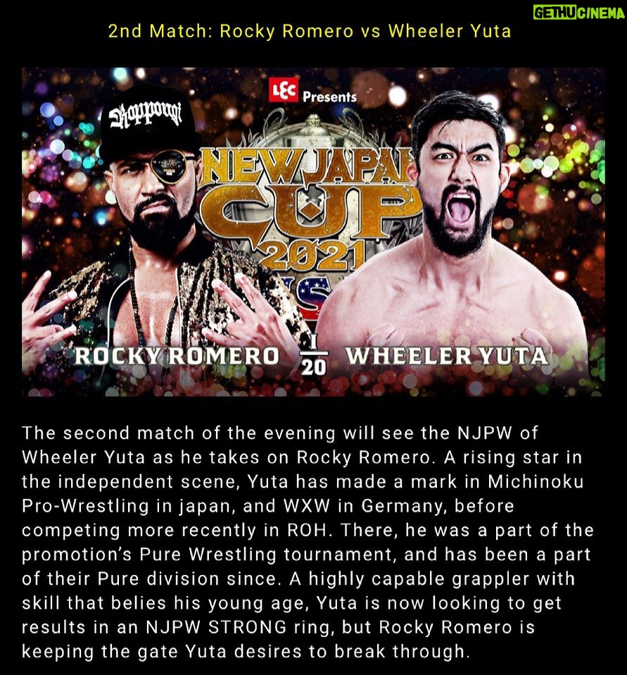 Paul Gruber Instagram - @njpwglobal debut this Friday! Tune in on NJPW World! #NJPWStrong