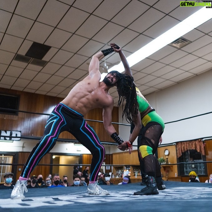 Paul Gruber Instagram - @beyondwrestling is mine. Check out the replay of “Fool’s Paradise” on @independentwrestlingtv to see myself take on @trishadora202 in the main event. 📸: @jwasherbeyond White Eagle