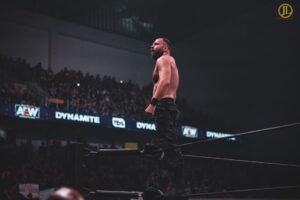 Paul Gruber Instagram - "You're going to remember us, because of the scars we left on you." 
-The Blackpool Combat Club 
*************
#aew #aewdynamite #bryandanielson #jonmoxley #wheeleryuta #theblackpoolcombatclub #photography #photo #photooftheday #faction #match #baltimore #canon #canonphotography #pic #wrestling #prowrestling #wrestlers #prowrestler