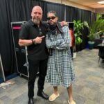Paul Michael Lévesque Instagram – Visiting with our friend @badbunnypr tonight before his show at the @alamodomesa … home to the 2023 #RoyalRumble! #ToTheFuture