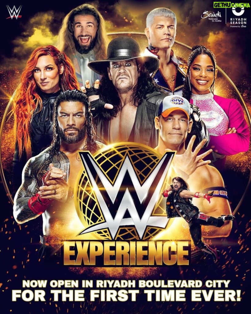 Paul Michael Lévesque Instagram - Prepare to be immersed in the sights, sounds and stories of @wwe like never before. The WWE Experience has arrived in Riyadh Boulevard City and doors are officially open…. NOW.
