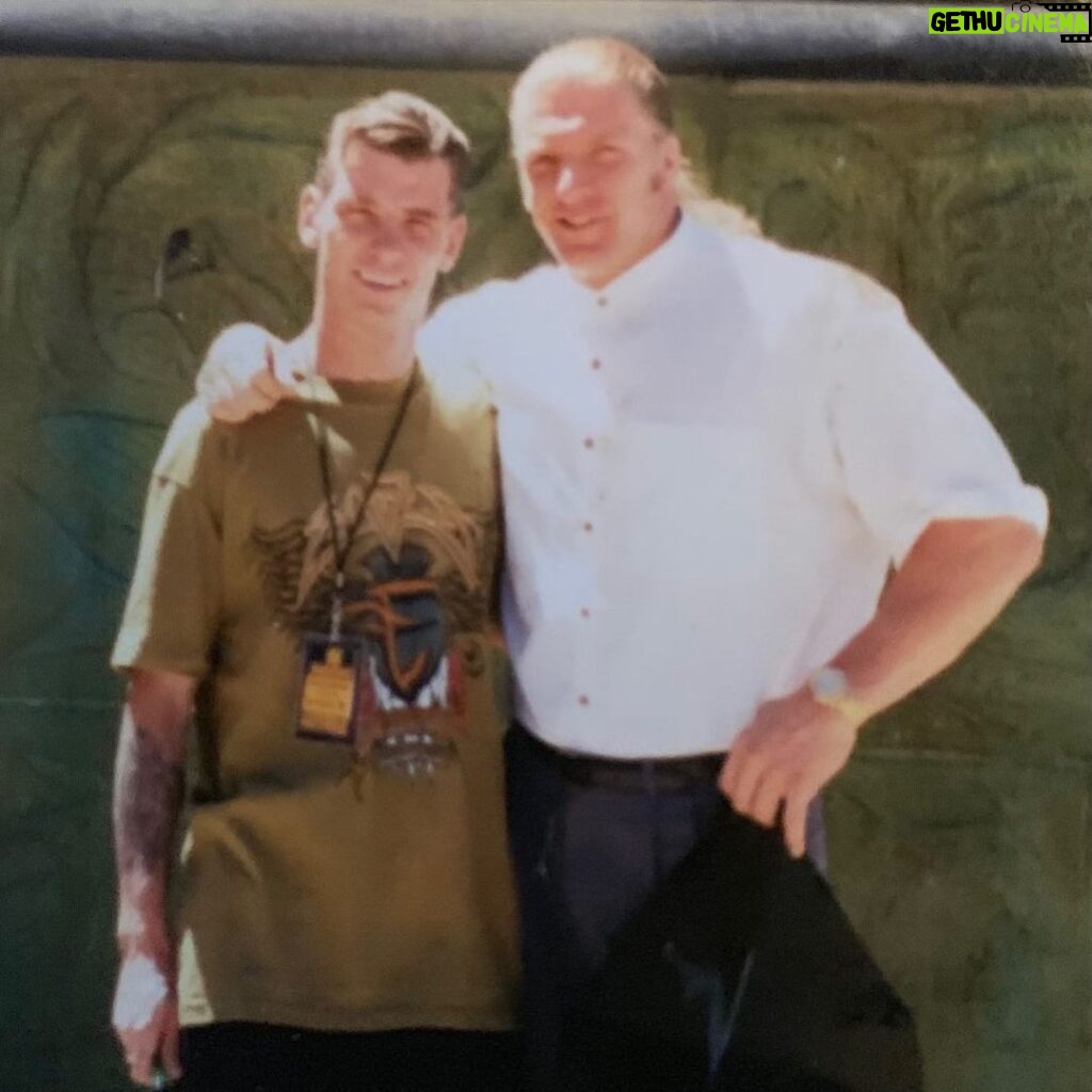 Paul Michael Lévesque Instagram - One of the unsung heroes of @WWE sent me this photo from South Africa in 1996. Davey Coates helps manage our global tours and was absolutely vital in keeping #NXTUK running through the pandemic. 25+ years of hard work, miles traveled and great friendship. To 25 more!!! #ThankYou