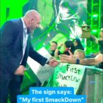 Paul Michael Lévesque Instagram – What could be better than getting high-fived by @tripleh at your first SmackDown?! 🙏🔥