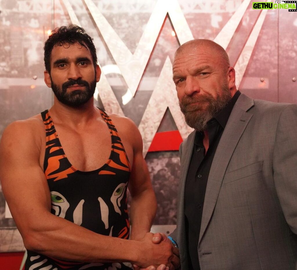 Paul Michael Lévesque Instagram - Proud to see how far Jeet Rama has come since coming to @wwe. A proud journey with a bright future still ahead. #WWESuperSpectacle @wweindia