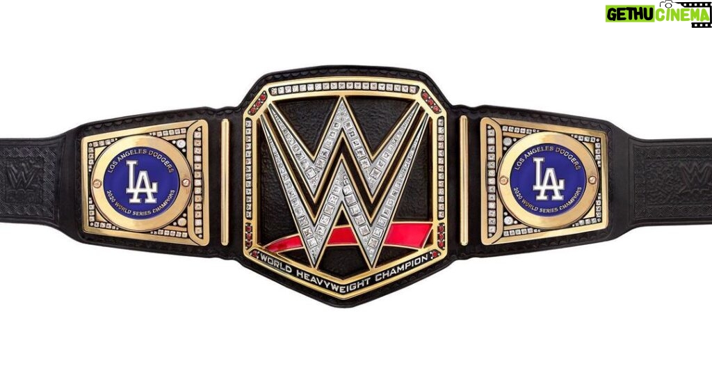 Paul Michael Lévesque Instagram - LA is the #CityofChampions! Congratulations to @mookiebetts @claytonkershaw and the @Dodgers on their #WorldSeries victory. Make some room in the trophy case for this @WWE title!