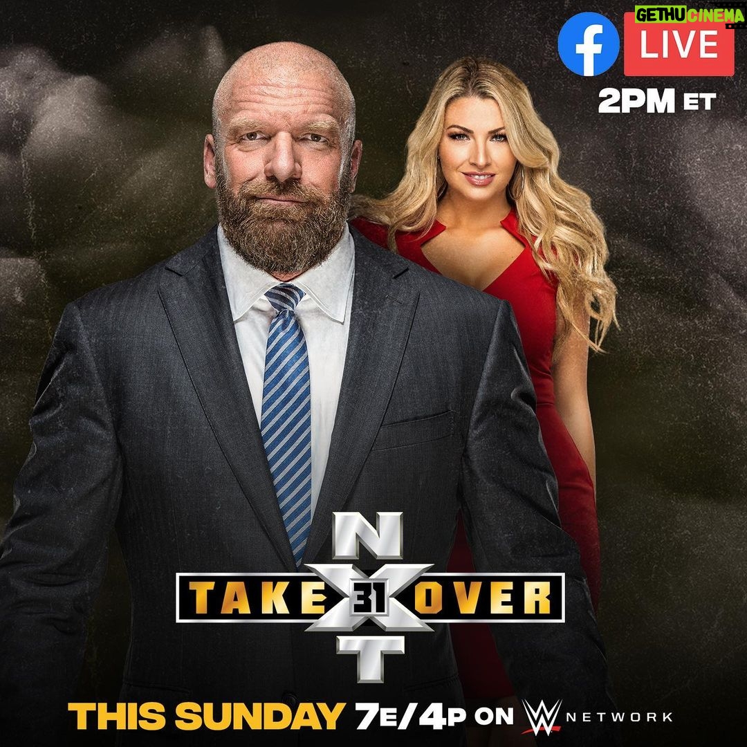 Paul Michael Lévesque Instagram - I’m going live on Facebook.com/TripleH with @mckenzienmitchell at 2pm ET THIS SUNDAY before @WWENXT takes over the @wwenetwork... #GetReady #NXTTakeOver