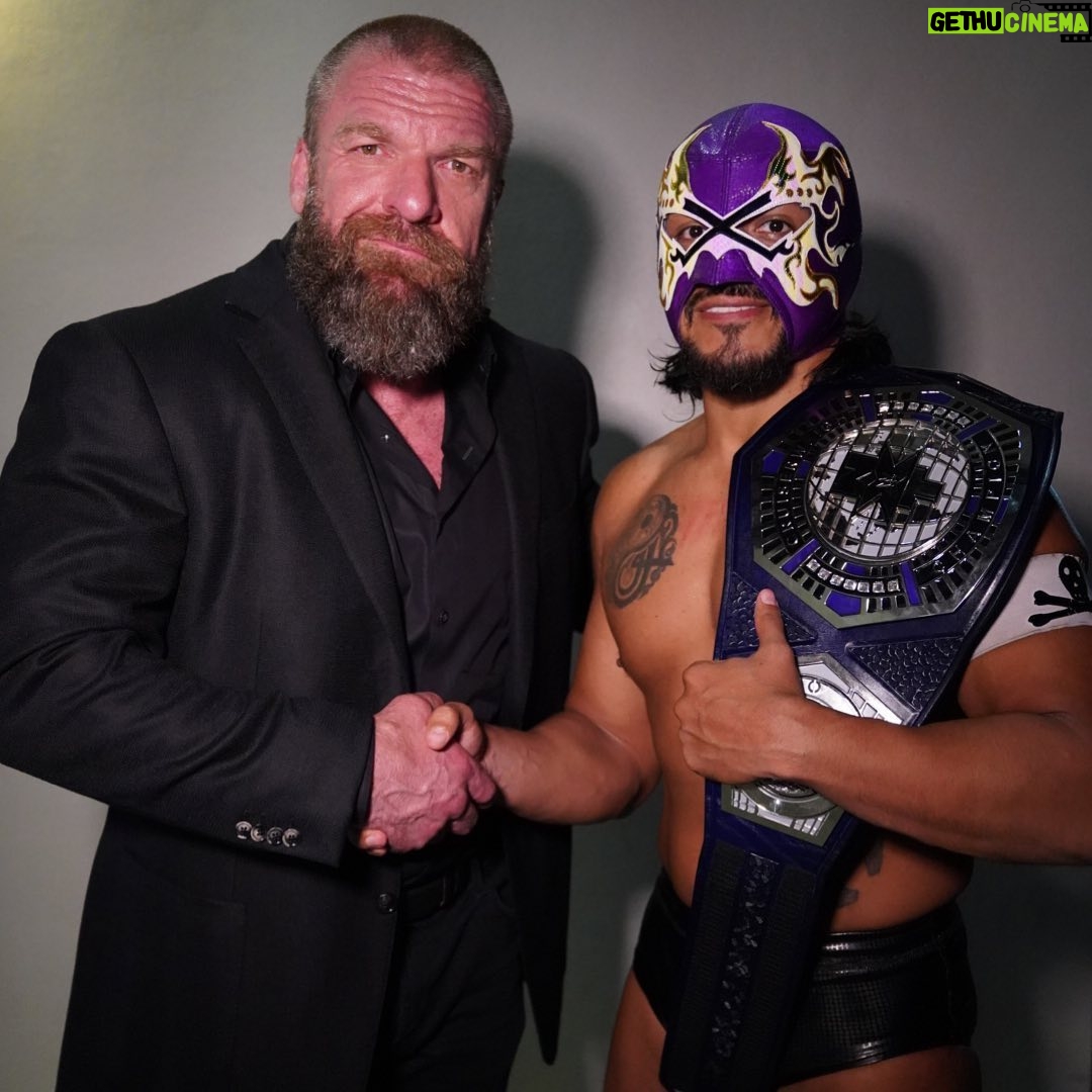 Paul Michael Lévesque Instagram - The @WWENXT Cruiserweight Championship tournament was about representing a division. Athleticism, heart, grit, determination and upset, heartbreak, and hope. And now this division has a new measuring stick... Congrats to the NEW #WWENXT Cruiserweight Champion @hijodelfantasma!
