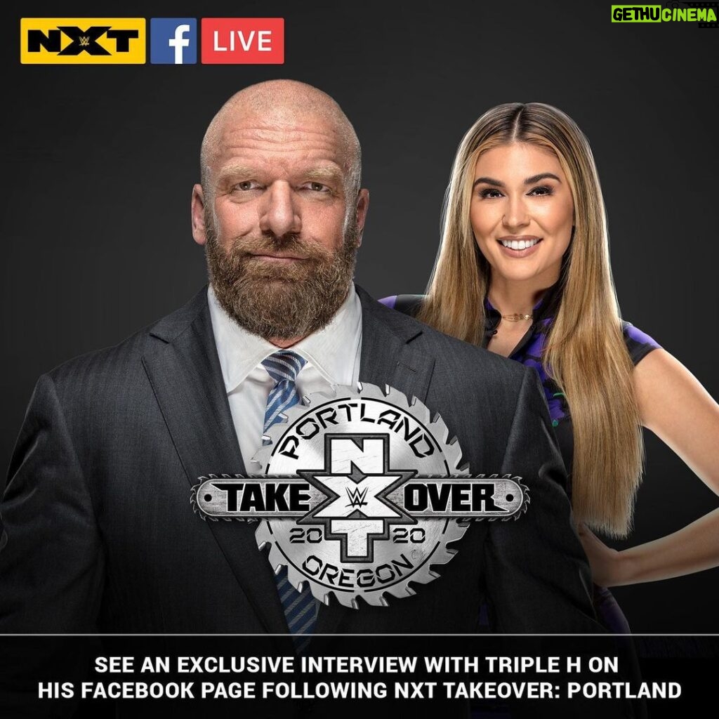 Paul Michael Lévesque Instagram - Immediately following #NXTTakeOver: Portland...we go live on my official Facebook page! @cathykelley #WeAreNXT