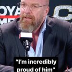 Paul Michael Lévesque Instagram - @tripleh has nothing but high praise for @americannightmarecody 🙏 #RoyalRumble