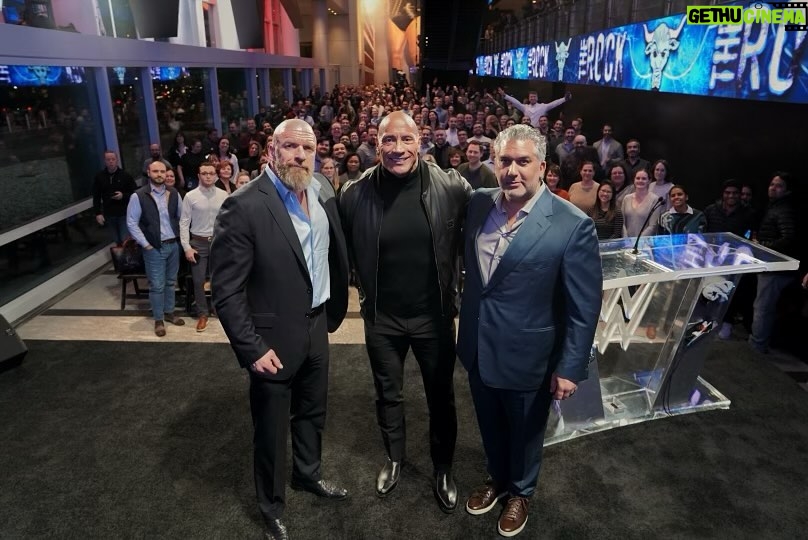 Paul Michael Lévesque Instagram - What a way to cap off a historic day. These are the people that make it all possible. The dedication, passion and work ethic of every single @WWE employee is inspiring and humbling. Just one of the many highlights of an unbelievable week (we’re only halfway through, by the way)…