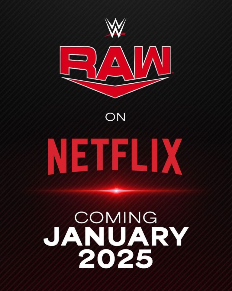 Paul Michael Lévesque Instagram - WWE Raw is coming to Netflix! Starting in January 2025, @netflix will exclusively stream #WWERaw (in the US, Canada, UK, & Latin America) every single week, all year long!