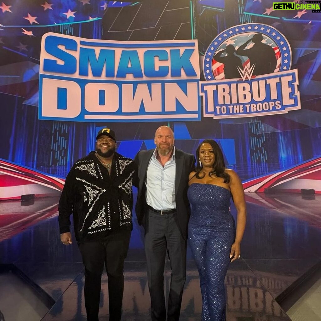 Paul Michael Lévesque Instagram - Tonight is going to be special. @thewarandtreaty is here for a live performance as we honor the U.S. Armed Forces on #SmackDown: Tribute to the Troops, LIVE at 8/7c on @foxtv.
