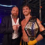 Paul Michael Lévesque Instagram - Just 8 matches into his career, @loganpaul has cemented his place in the world of sports entertainment... and now, he’s got the hardware to prove it. Congratulations to your new U.S. Champion, “The Maverick” Logan Paul. #USTitle #WWECrownJewel