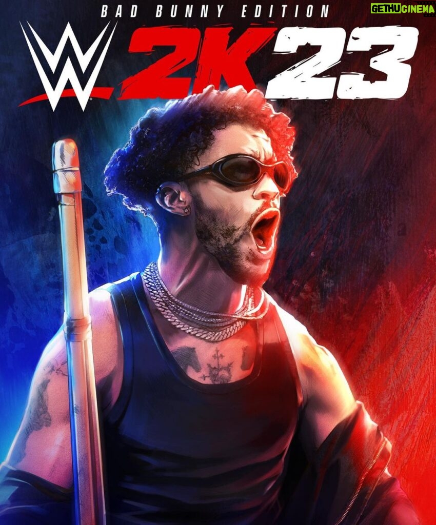 Paul Michael Lévesque Instagram - Just when you thought he couldn’t get any badder… an all-new @badbunnypr playable character launches today with #WWE2K23’s special Bad Bunny Edition.