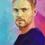Paul Walker Instagram – Another amazing piece of #PaulWalkerArt. Check out this colorful digital work by @imlineking! #FanArtFriday #TeamPW
