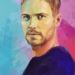 Paul Walker Instagram - Another amazing piece of #PaulWalkerArt. Check out this colorful digital work by @imlineking! #FanArtFriday #TeamPW