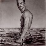Paul Walker Instagram - Very cool #PaulWalkerArt of his 2005 @MensHealthMag shoot from romseskype on DeviantArt! ✏️ #FanArtFriday #TeamPW