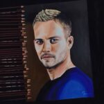 Paul Walker Instagram – Look at those eyes! 👀 We are loving this pencil/acrylic paint combination. 

✏️🎨: @artstruck__

#FanArtFriday #TeamPW