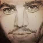 Paul Walker Instagram - We love seeing everyone’s #PaulWalkerArt! Thanks for sharing this soulful sketch, @jeremy_mullinax_777. ✏️ #FanArtFriday #TeamPW
