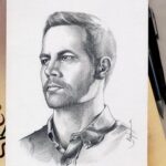 Paul Walker Instagram - Very cool sketch by @BurhaniAnnas. ✏️ Don’t forget to tag your tributes using #PaulWalkerArt as we share more in the future for #FanArtFriday! #TeamPW