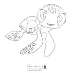 Paul Walker Instagram - Meet “Tulip the Turtle” the second one in the series. FUN FACT: Did you know, sea turtles return to the same place every two or three years to lay their eggs? Please feel free to rename her, sign your name and tag us so we can share it. Winners will receive Paul Walker Foundation merch. Connecting kids in the community with color! @paulwalkerfdn @meadowwalker