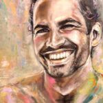 Paul Walker Instagram - Pastel & oil portrait by @stickwitumihonya from Japan. We love it! 🎨 #FanArtFriday #TeamPW
