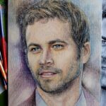 Paul Walker Instagram – Thank you to @tar.svetl for sharing this lovely color pencil #PaulWalkerArt! ✏️ #FanArtFriday #TeamPW