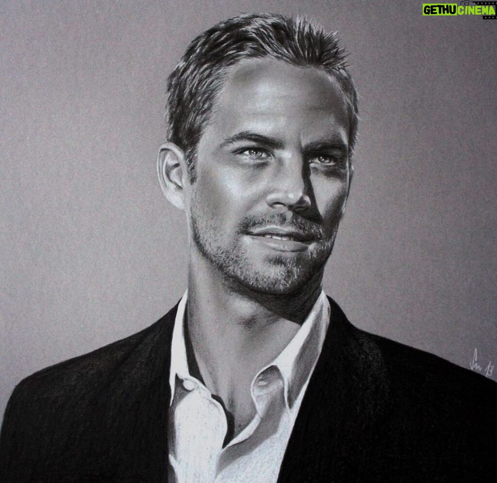 Paul Walker Instagram - Check out this incredible #PaulWalker pencil sketch by @passion_draw_1981! ✏️ #PaulWalkerArt #FanArtFriday #TeamPW