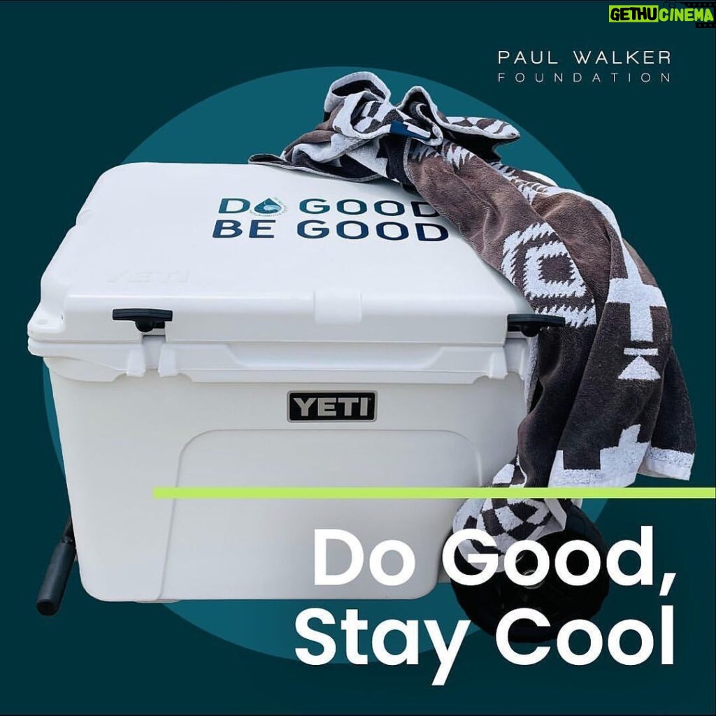 Paul Walker Instagram - 🚨YETI COOLER RAFFLE🚨 For a limited time only, buying a raffle ticket will automatically enter you to win a @PaulWalkerFdn #YetiCooler! Your purchase also supports PWF’s mission of doing good, and empowering tomorrow's leaders to change the world. ✨ Three lucky winners will receive a #DoGood Yeti Cooler for their next summer adventure. Winners will be notified by email after August 4, 2022. Official rules and entry at: paulwalkerfoundation.org/pages/yeti-cooler-raffle [link in bio] - Team PW