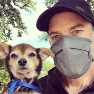 Paul Walling Instagram - Edited: We (@dogcheagle and I) miss you (person reading this). 🍂 😷