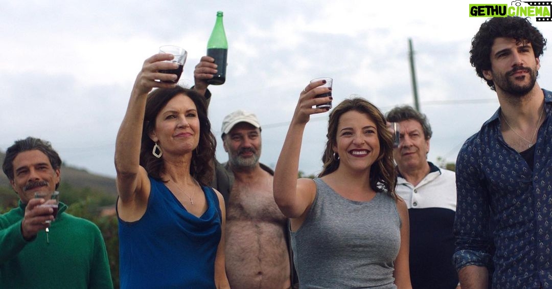 Paula Brancati Instagram - @fromthevinemovie is out on VOD across Canada today — grab a glass of something & enjoy! Saluti! 🍷☺️❤️ Available on demand at Apple TV/ITunes, Cineplex, Google, Microsoft, Bell, Telus, Eastlink, and Cogeco. Acerenza