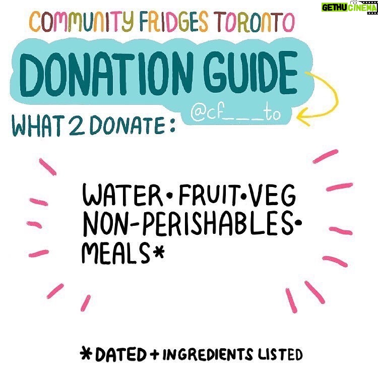 Paula Brancati Instagram - Thank you @cf___to for the work you are doing in our city to keep our community fed🍊🍐🍓🥬🍠 Repost from @cf___to: Hi! We made a lil updated and visually friendly guide for food donations! Stay posted for our pantries that will soon be paired with the fridges, and you can also get creative with these! They don’t need to be exclusive to dry goods but items like diapers, menstrual products, heck even socks will be fair game! But as usual, • Keep the fridge organized and stock items by category (veg w veg, fruit w fruit). • Make sure produce is still fresh! Take em out of the bags. Remove any wilty, sad bits. • Date, and list ingredients for prepped foods. Thank you again for your continual aid in helping your communities! And thank you so so much to @jvfryer for these wonderful illustrations. Gonna have em printed in all the fridges!
