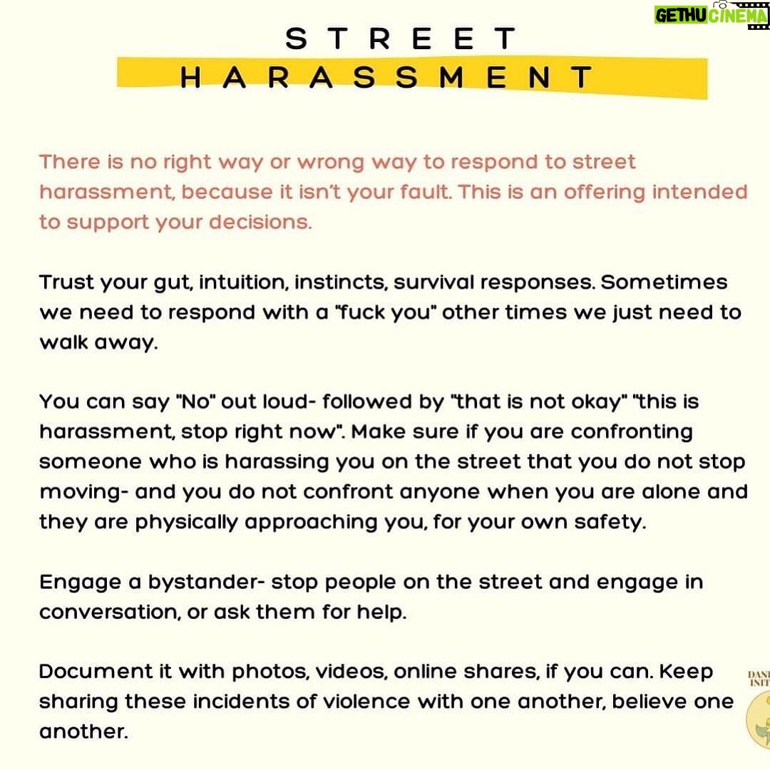 Paula Brancati Instagram - Repost from @dandelioninitiative — Trigger/Content Warning: These tools detail safety planning tips that may trigger survivors of gender-based violence. If you are feeling overwhelmed or triggered, take a deep breath, walk away from the computer, call a friend or call any of these crisis lines and supports. https://www.dandelioninitiative.ca/resources#crisis We have received a lot of disclosures and reports of attempted abductions and street harassment from survivors in Toronto, we created a short summary of these in the second slide. We believe you and we are here if you need support. The second part of our safety planning series of tools for survivors details safety tools and offerings for women/non-binary/femme people experiencing sexual harassment or abuse in public spaces and on the street. The burden of keeping ourselves safer in public spaces should not be ours alone. See our recommendations for cis men to engage in active allyship. Please remember to reach out, you are not alone and this is never your fault. https://www.dandelioninitiative.ca/resources-for-survivors