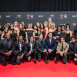 Paula Brancati Instagram - Such a special night celebrating @degrassi’s legacy at @cwofame this weekend. It was an honour to be part of a show that means so much to so many people. A very big congrats to Linda Schuyler & @stephenstohn and the entire Degrassi family ❤️ 📸 @georgepimentel1 HMU @melaniequiggmakeup Styled by @sophie.duguin Jewellery @emilykowalik
