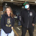 Paula Brancati Instagram - Sporting my @acehighltd hoodie w/ creator @theofficialno1 (please see pic two for the *literal* ace up my sleeve that I can now keep on me at all times 🤗)