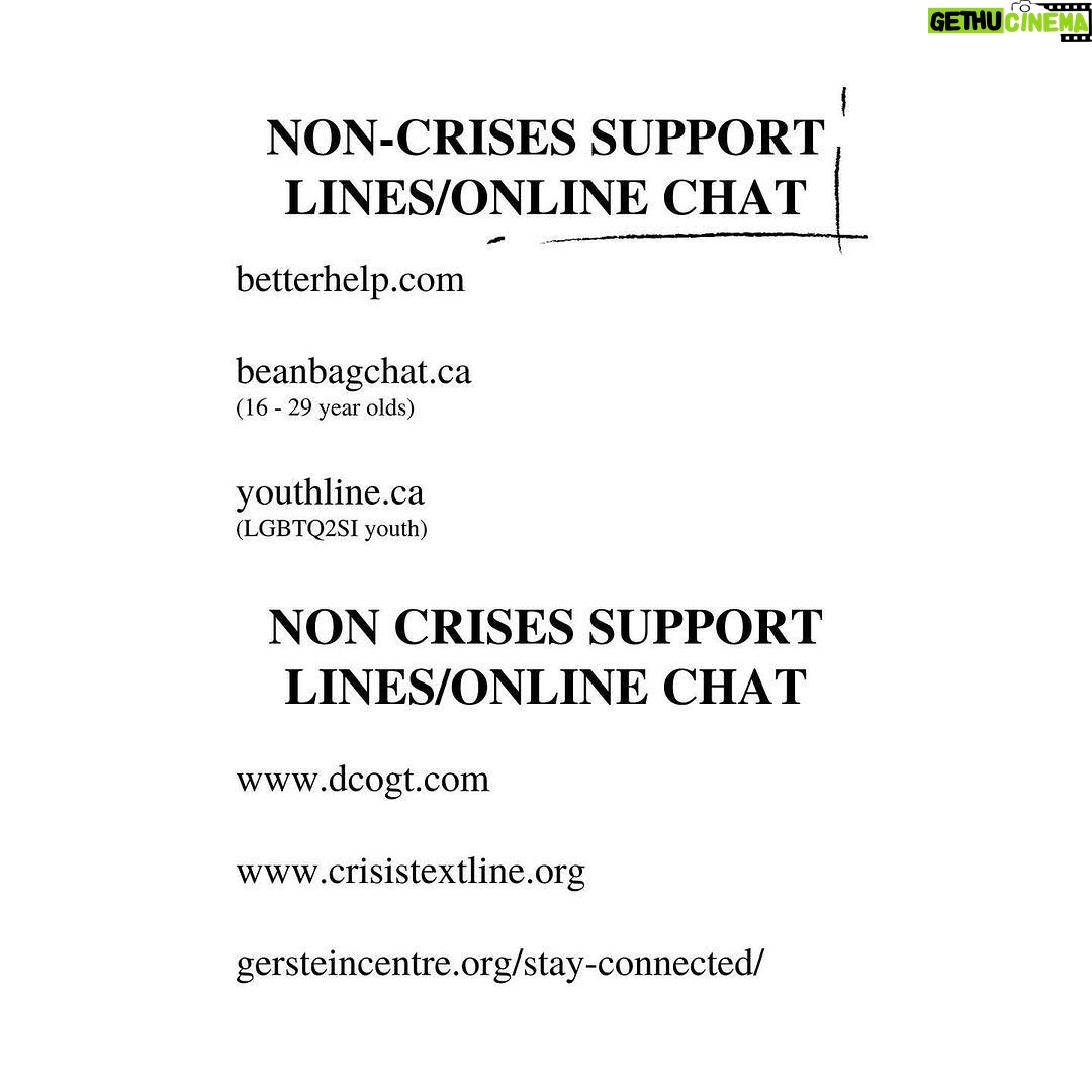 Paula Brancati Instagram - Ontario friends, @launchpadtoronto has compiled some incredible resources for anyone in need right now. Stay safe 💛 Repost from @launchpadtoronto • Recognizing the mental and emotional strain many folks in our community are feeling, the Launchpad Wellness Team has put together a list of FREE COVID19 & Mental Health Resources. Swipe for more ▶️ ▶️ ▶️ ___ Link in bio to register for our FREE Spring wellness workshops. __ Huge thank you to the Launchpad Wellness team for all the work you do 🖤 @abrmakeup @meghanyuriyoung . #mentalhealthmondays #mentalhealthmatters