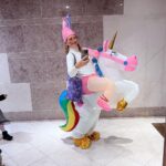Paula Lobo Antunes Instagram – Doçura ou Travessura 👻 
Princess and the Unicorn 👸🏼 🦄 

Now for the kiddie version…🎃