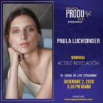 Paula Luchsinger Instagram – Muchas gracias @produ por esta nominación por mi trabajo en La Jauría, que honor!!! ❤️❤️❤️❤️