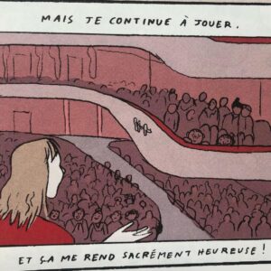 Pauline Clément Instagram - 🎨 @toporevue c’est un magazine tout en Bd, pour les moins de 20 ans, 🎨 Voici un mini extrait de quelques bulles en bazar ou j’ai raconter ma vie 😘🧚🏻