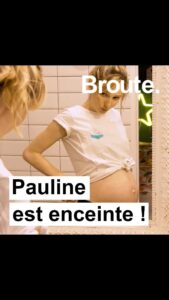 Pauline Clément Instagram - Broute 🍼 / 🤰🅵🅴🅼🅼🅴 🅴🅽🅲🅴🅸🅽🆃🅴 👨🏻‍🍼