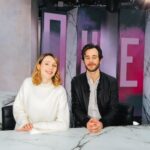 Pauline Clément Instagram – ♥️Vracs de la semaine : ❤️
Avec @bertrand_usclat on a présenté le prime @studiobagel et c’est demain sur Canal + ! 
Ce soir on est invités chez @mouloudachour sur Clique. 
Sinon Peluche 🐱 hiberne et je suis pas sûr de retrouver mon manteau au vestiaire …

Photos de prime @laurag_photo/@studiobagel 
Photos pour Clique @diane_moyssan 
🤍 Merci @icicle__official 🌨️