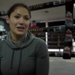 Pearl Gonzalez Instagram - @pearlgonzalez getting prepped for her @gamebredboxingpromotions 4️⃣fight against Gina Mazany on Saturday, April 1st at the Fiserv Forum in Milwaukee. Tickets are on sale now! 🎟️ Ticket link in bio 📍 Milwaukee 📺 PPV 🏟️ FISERV FORUM