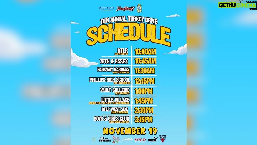 Pearl Gonzalez Instagram - Thank you @exclusive773 @themuralmovement for allowing me to be apart of The 11th Annual Turkey Drive in Chicago 🫶🏽 Chicago, Illinois