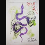 Pedro Alonso Instagram - (Primeros studios al agua/semilla y poema para el sueño de Berlín. O’choro)🔥🐍 1. Tu serpiente es la serpiente. Es así. El asunto primordial ahora. Por serpiente y por venir de tu mano. 2. Oh, el amor. En los ojos de dos locos para el mundo que, más allá de los peligros del vuelo, están decididos a subirse a la nave que navega hacia las lindes. 3. Lo primero fue un pájaro. Es así. Lo fue. En una película de reptiles o insectos que asumieron su principio. Que se abrazaban sin pudor a lo indiferenciado. Ajenos a la inquietud y ajenos al miedo. 4. Caminar entre calaveras. No más. Cada quien. Como un animal ignoto. En busca de la propia alma. 5. Por qué habrían de tener miedo de sí, se dijo Ulises. Aquellos que reptando, se atrevieron? Por qué cadenas? Qué clase de juicio merece respeto de nadie, si no se permite a sí mismo caminar a cuatro patas, arrastrarse, hasta conocer en su propio ser la misteriosa cadena que precede al real viaje? Y al giro fundamental. El único que viene y va en el vacío que genera en su círculo el magnífico uroboro. Padre y madre, hombre o mujer. O niño de cascabel. 6. Lo que fuere. En el instante precioso en que la vibración se manifiesta, late. Se estremece. Cada vez. Cada vez nace, cada vez muere. Como una aguja que hila. 7. Dentro de la calavera del dulcísimo Yorick. 8. El infinito espera. El infinito espera, susurra el viento. El infinito espera. Y no decide. La puerta sigue ahí. Para quien la rece. Como rezó el primer hombre frente al manantial, amparado en la luz y la sombra, por el hermano fuego.