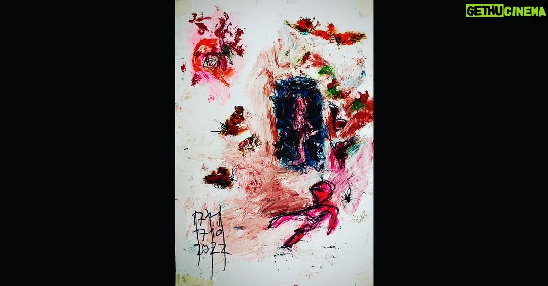 Pedro Alonso Instagram - Paris. More studies for Berlin (pencil, Indian ink and oil stick on paper). 🌋🗼🦦🪲 #veoveo París. 🪲🦋🦖🪰🐛🐍🐌🦂🦉Más estudios para Berlín (lápiz, tinta china y oil stick sobre papel). 🌋🗼🦦🪲 #veoveo