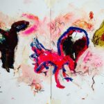 Pedro Alonso Instagram - Paris. More studies for Berlin (pencil, Indian ink and oil stick on paper). 🌋🗼🦦🪲 #veoveo París. 🪲🦋🦖🪰🐛🐍🐌🦂🦉Más estudios para Berlín (lápiz, tinta china y oil stick sobre papel). 🌋🗼🦦🪲 #veoveo